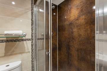 The en suite shower-room has a super enclosed shower.