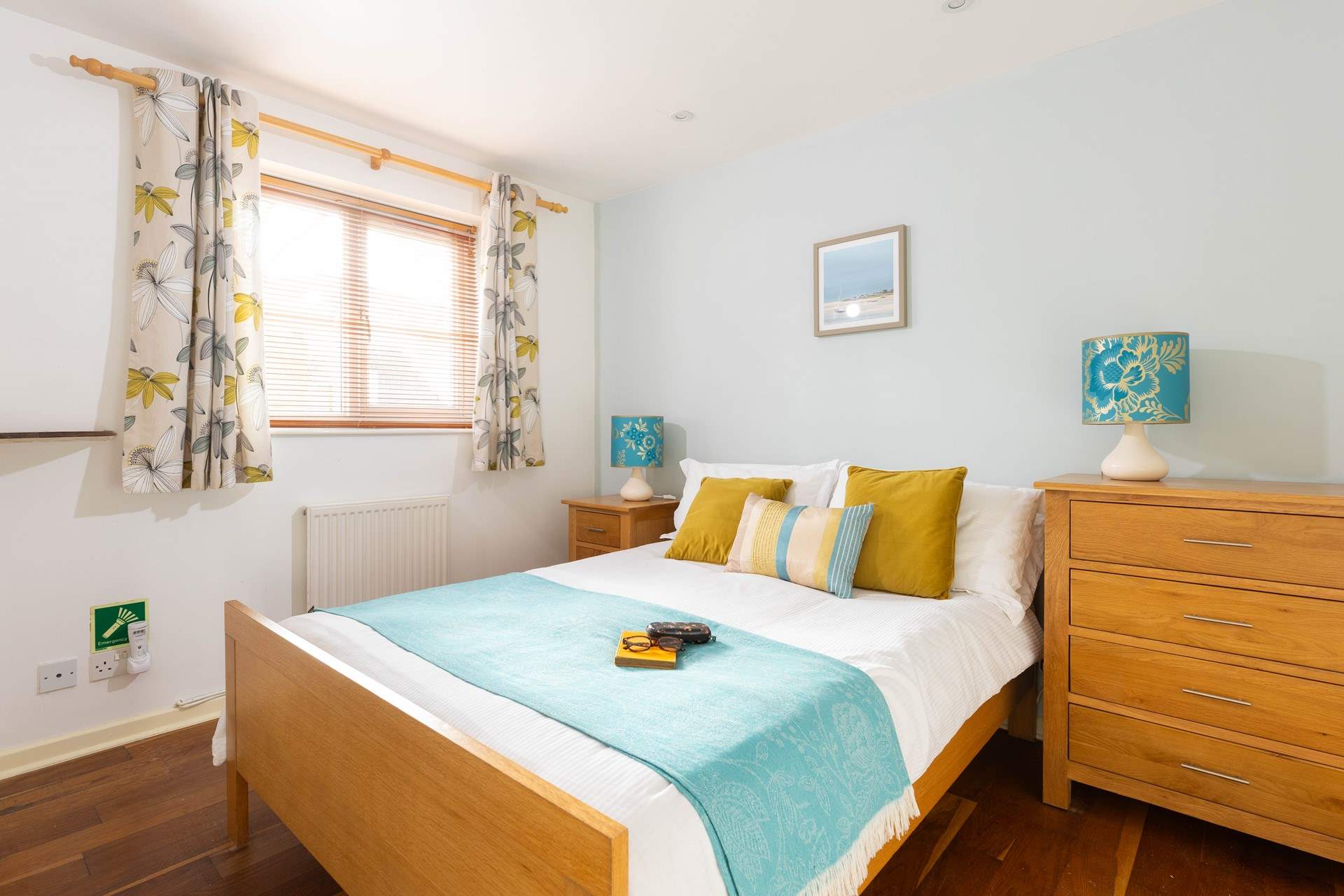 This cosy double is tucked away at the back of the property for a quiet nights slumber (Bedroom 3). 