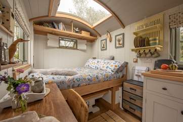 The idyllic place to rest your head and stargaze through the skylight.