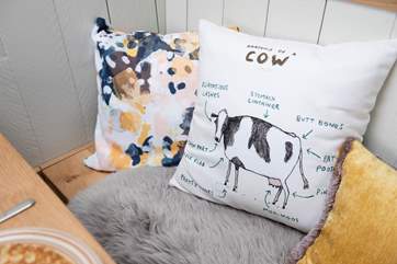 Being set on a working dairy farm, you will spot lots of cows during your stay!