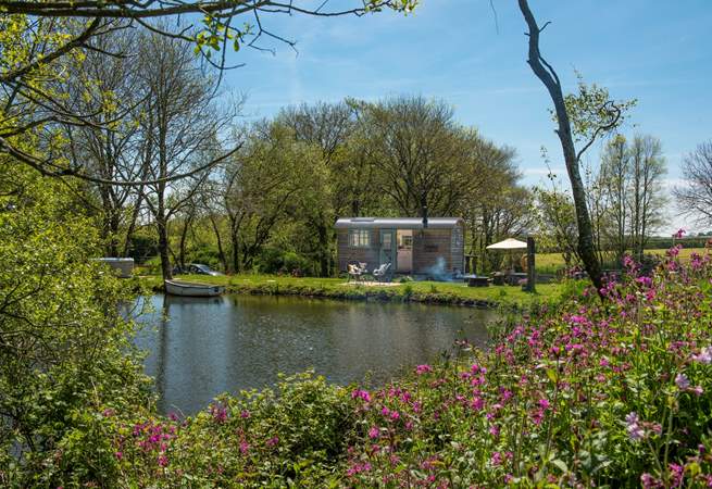 This idyllic rural retreat even has its very own lake, full of cold-water fish (i.e. carp) - the owners are happy for you to bring a fishing rod.