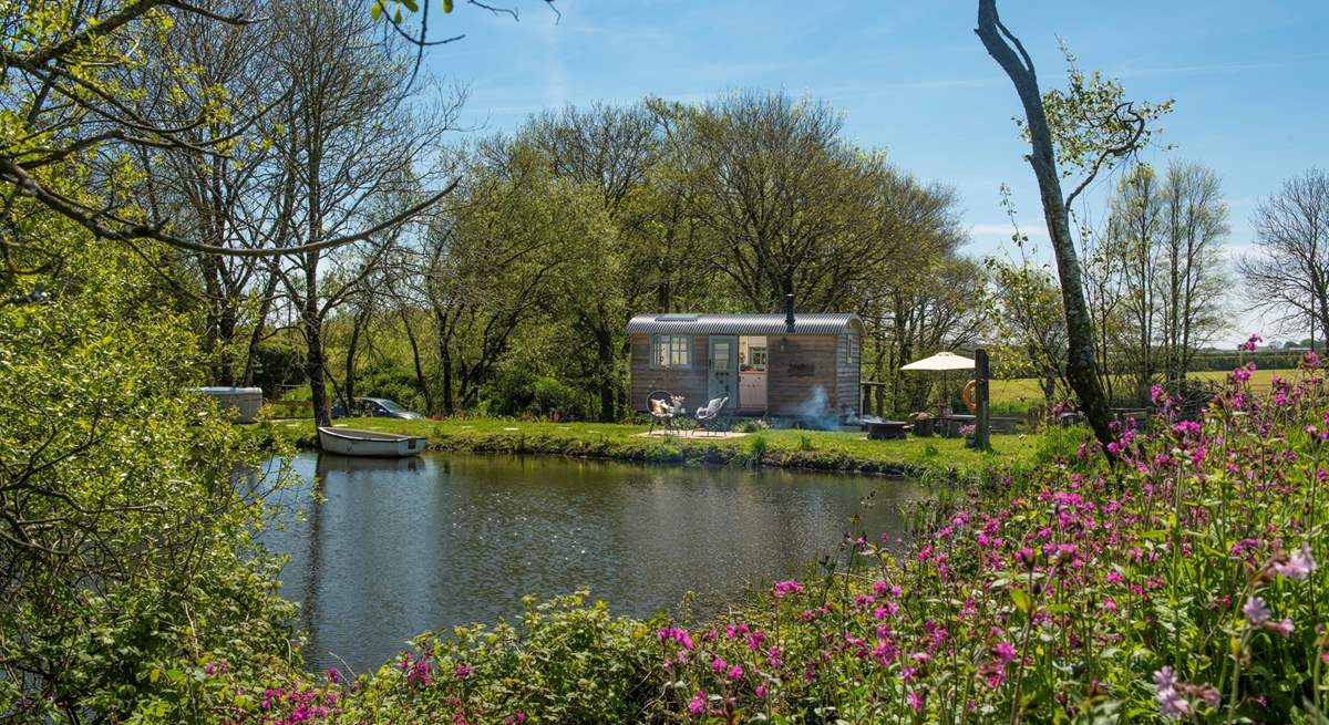 This idyllic rural retreat even has its very own lake, full of cold-water fish (i.e. carp) - the owners are happy for you to bring a fishing rod.