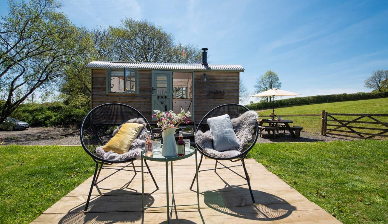 Take a seat and relax in nature's paradise. 