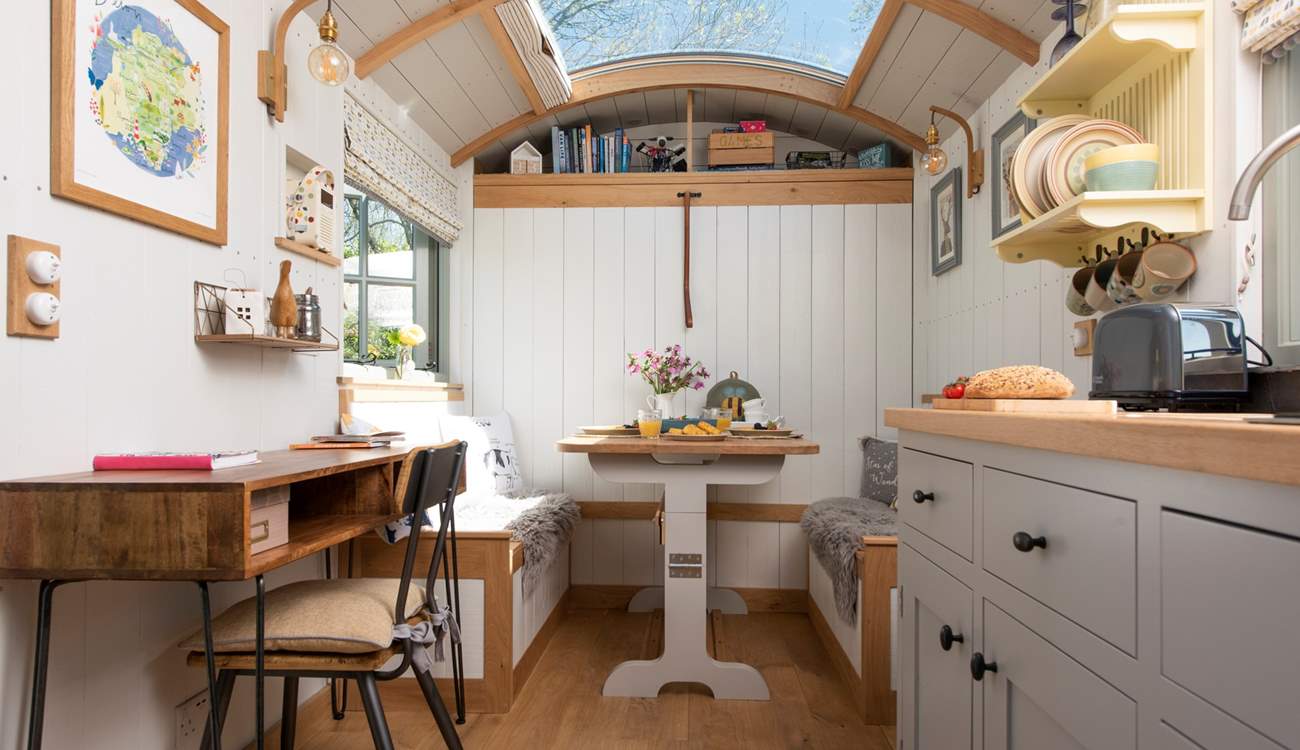 The perfect hideaway to call home for a little while. 