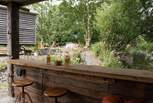 Sit back and relax with a drink or too, enjoying the rural surroundings. 