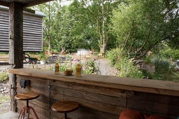 Sit back and relax with a drink or too, enjoying the rural surroundings.