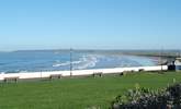 At Westward Ho! there is plenty of sand at low tide. - Thumbnail Image