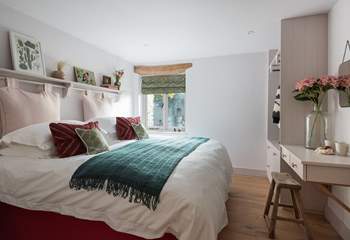 Bedroom 3 is so attractive. This super-king size bed can also be split into two 3 foot single beds on request.