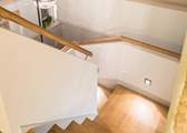 The staircase which links both floors is fully equipped with spot lighting to ensure safe travels.