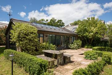 The pool-room is nestled neatly and privately behind Willows Rest and is accessed via your own private path.