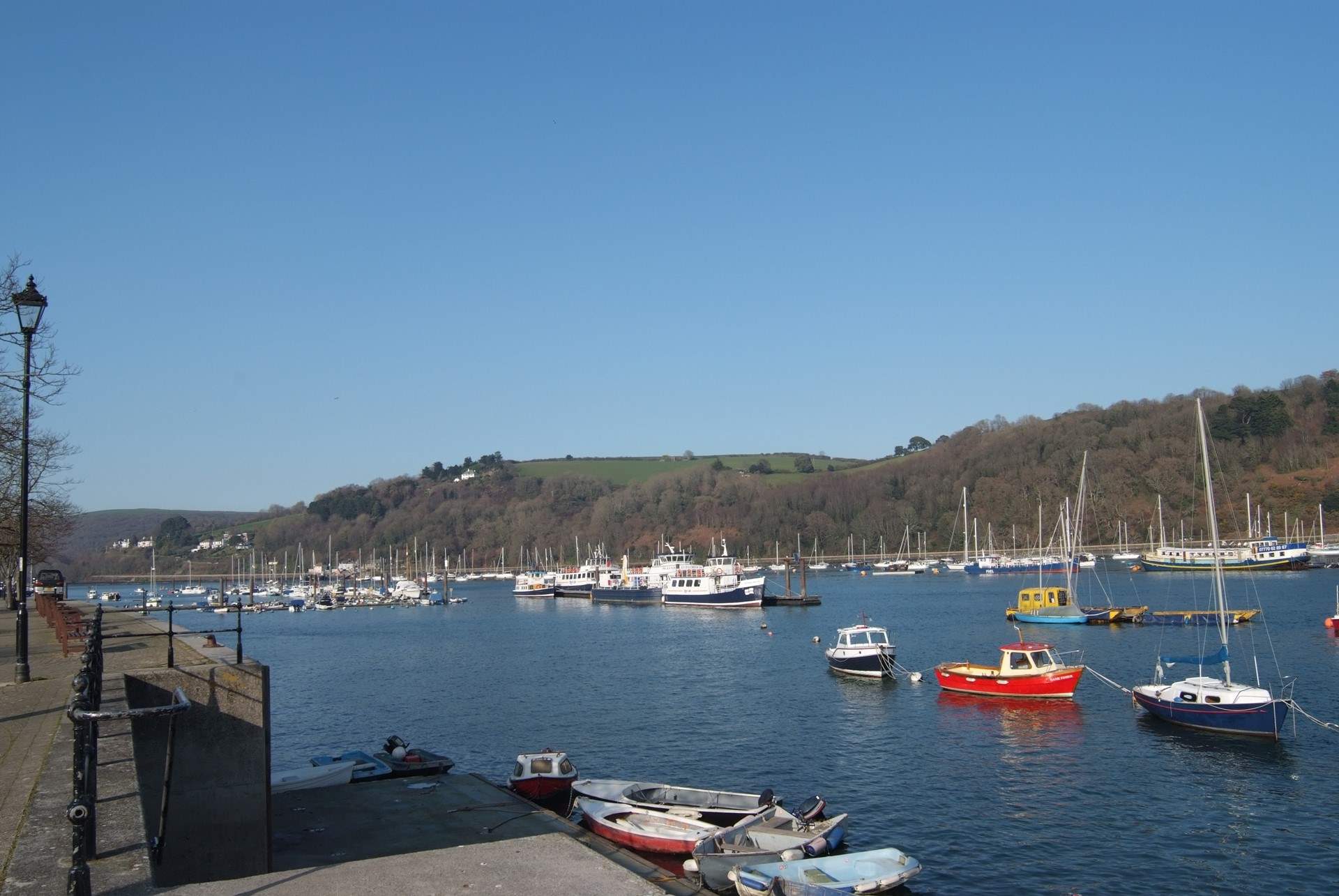 Take a trip to Dartmouth and enjoy a walk alongside the river.
