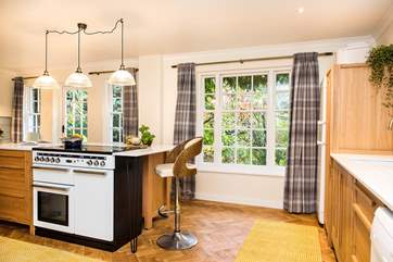 Enjoy cooking in the light filled kitchen.