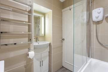 The family bathroom is small but perfectly formed.