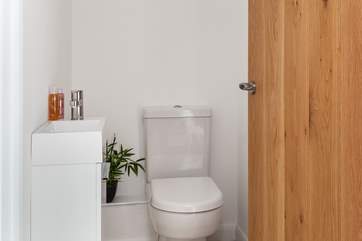 The ground floor cloakroom.