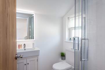 The en suite shower-room has a fabulous shower.