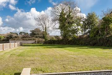 Relax in the sunshine in your garden, and enjoy the view.