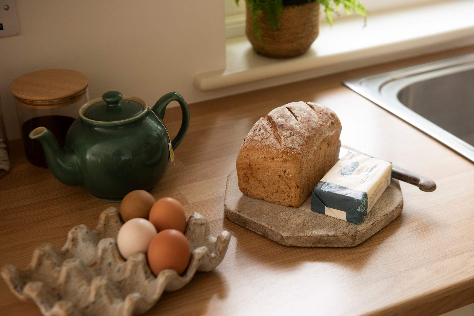 Shop locally for fresh produce.