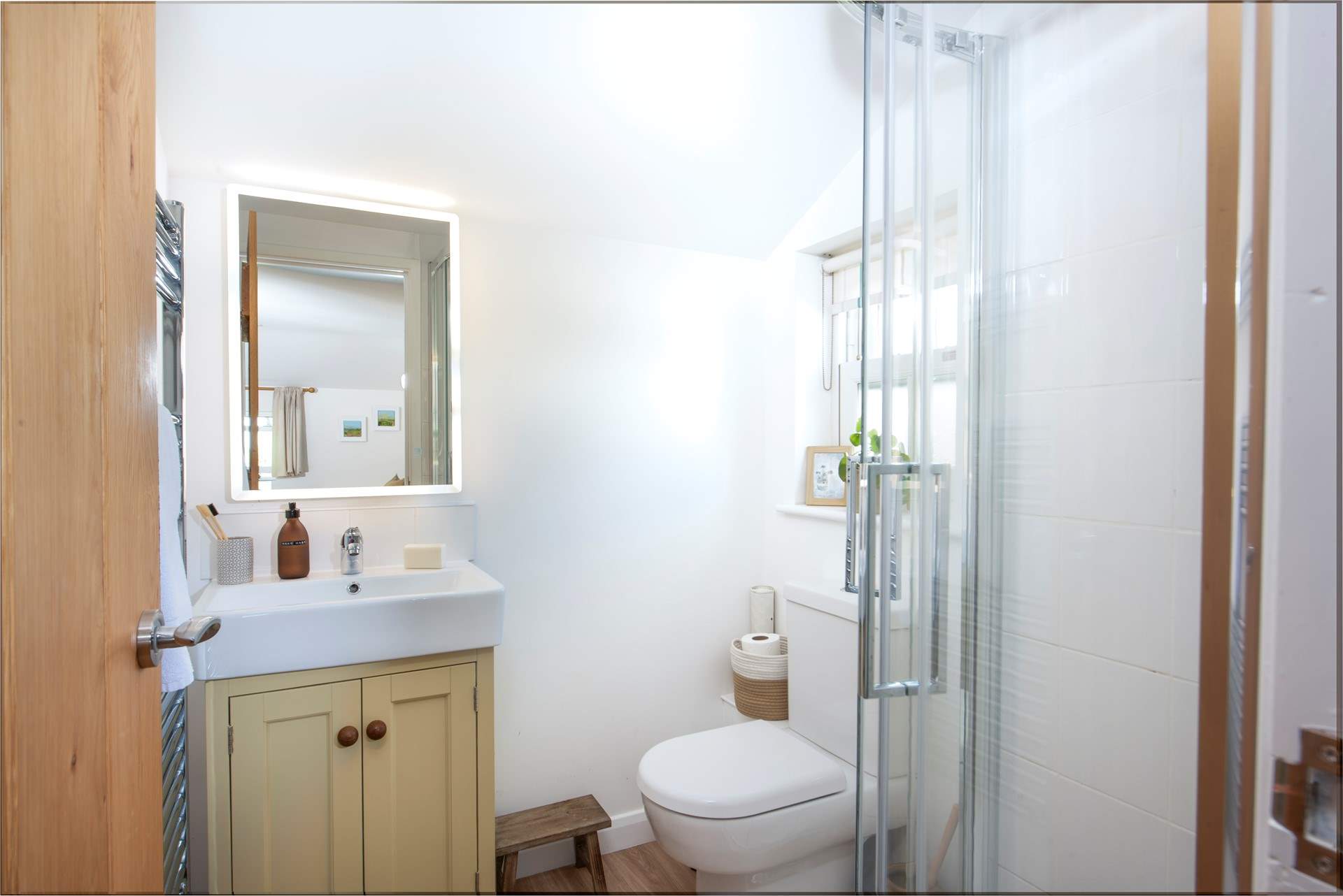 The en suite shower-room to Bedroom 1.