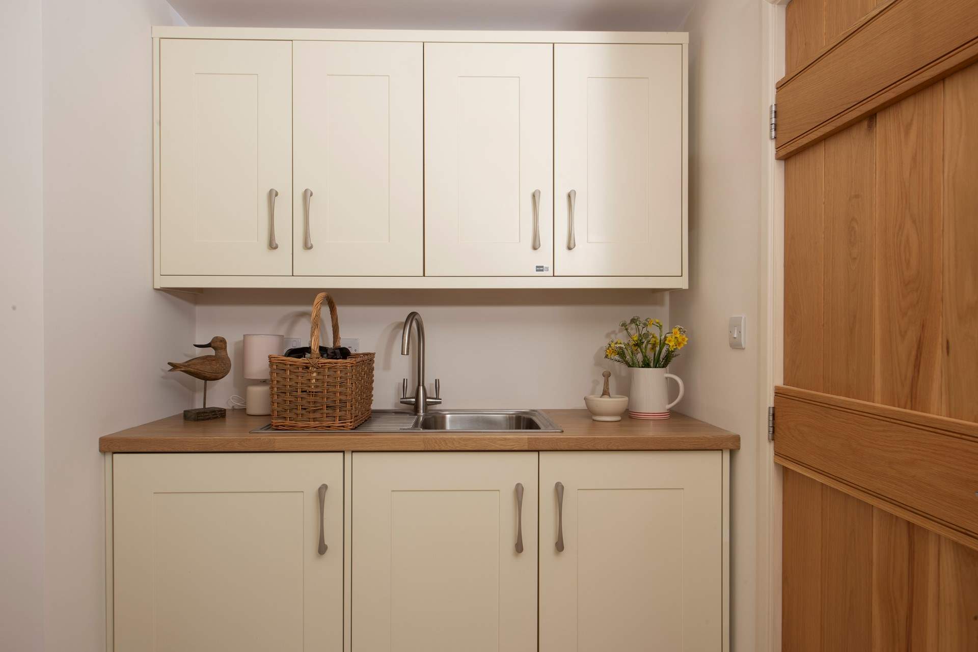 The utility-area, incorporated in the kitchen/diner. 