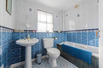 The bathroom is on the first floor.
