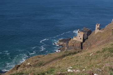 2 miles away you will find the mines at Botallack, as seen on the recent Poldark TV series (this is not the view from the property).