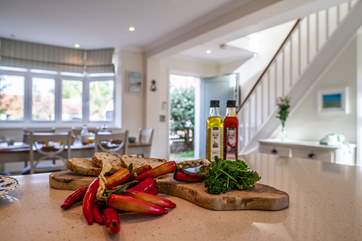 You will find all you need in the well-equipped kitchen.
