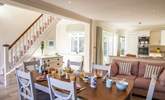 The open plan feel makes this the perfect holiday home for a family gathering. - Thumbnail Image