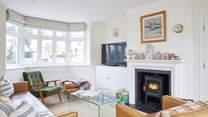 This property is cosy at any time of year.