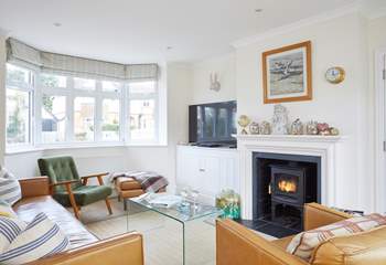 This property is cosy at any time of year.