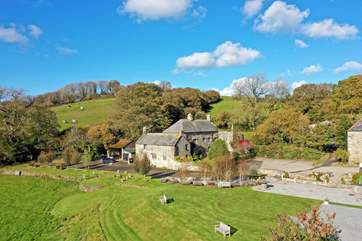 Pengenna Manor nestles in 300 acres of Cornish countryside - 20 of which are yours to explore and enjoy!