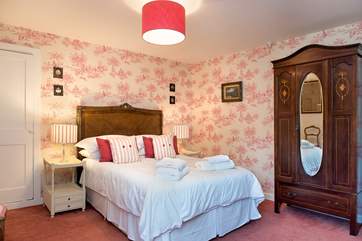 You'll be pretty in pink in Bedroom 3.