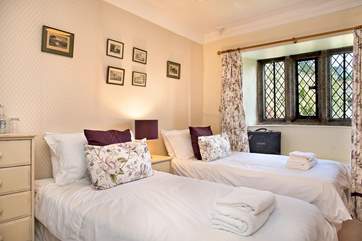 And the final bedroom is Bedroom 5 - the twin bedded room.
