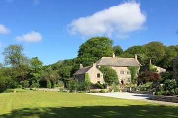 Pengenna Manor basking in the Cornish sunshine.