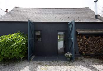 Open the barn doors up to reveal the entrance, step in and your holiday begins.