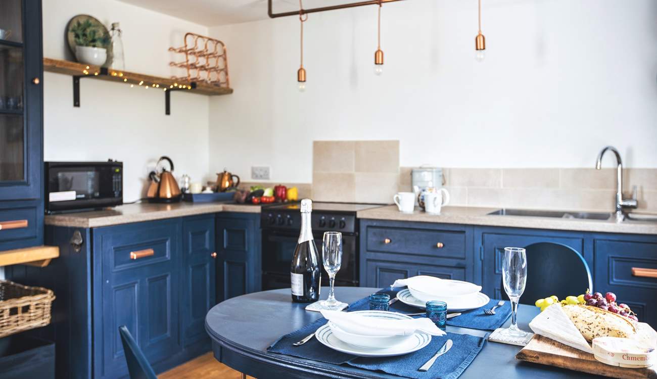 Enjoy eating fresh local produce with a glass of fizz perhaps. 