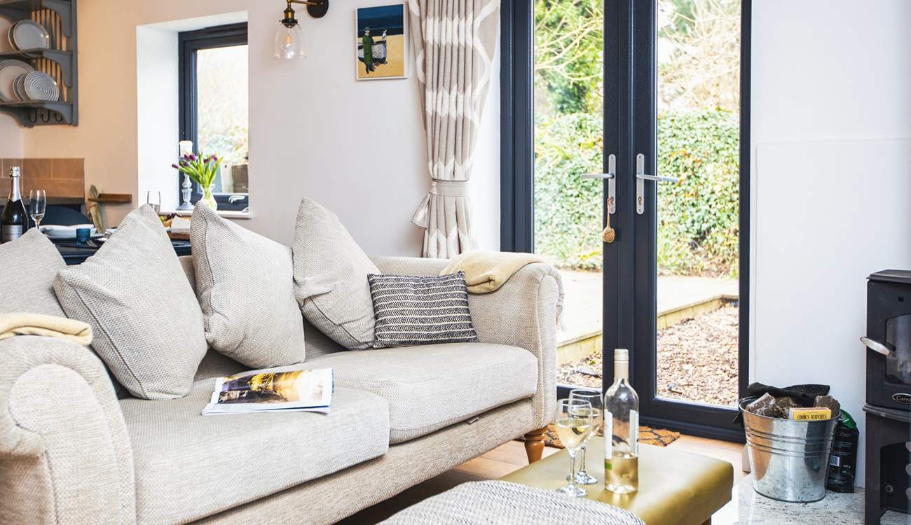 Enjoy opening the patio doors in the warmer months and hearing nothing but the birdsong. 