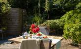 Afternoon tea in the beautiful garden. - Thumbnail Image