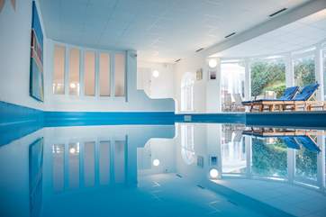 The Indoor heated swimming pool will be enjoyed by all