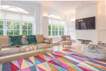 Cosy up in the second Sitting-room or play a game of table top football