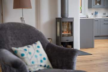 Snuggling up on a chilly evening is a real treat, especially when you have the wood-burner in action.