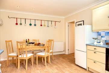 Enjoy chatting to your cook while you sip on a glass of wine.