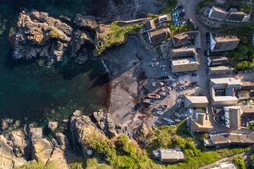Enjoy the pretty harbour filled with charm.