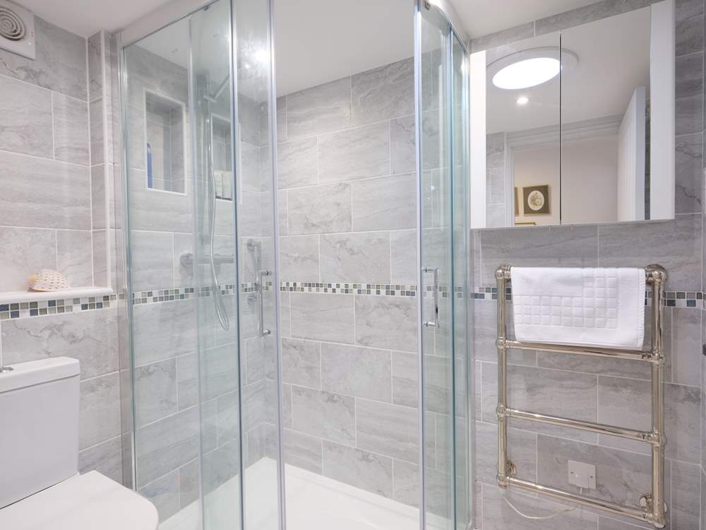 The shower-room.