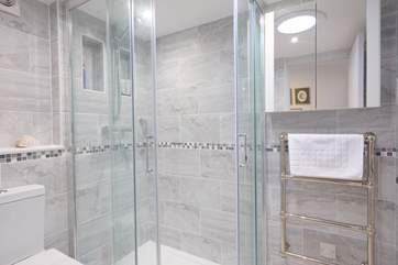 The shower-room.