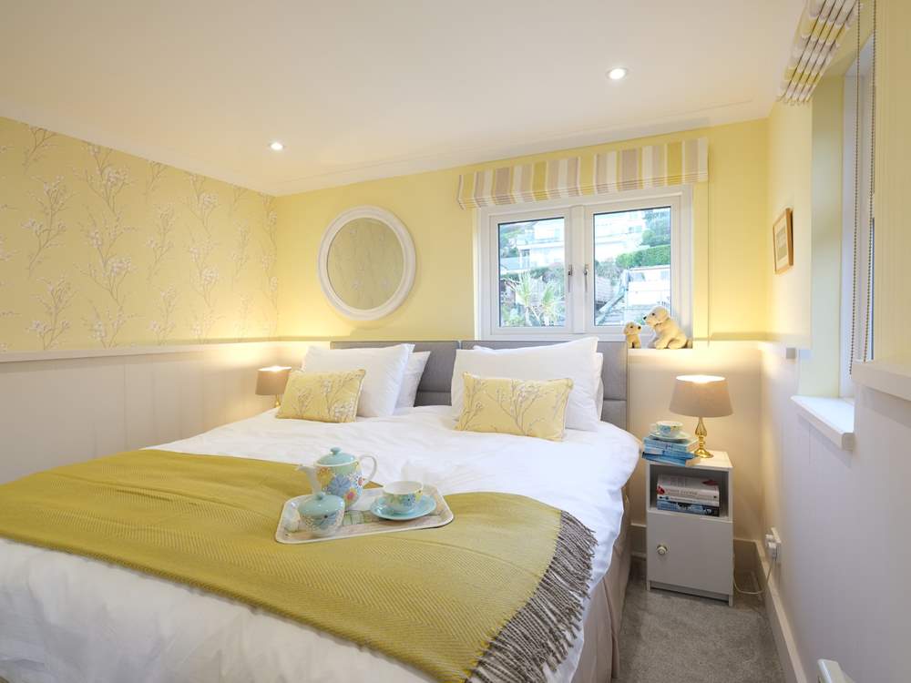 Bedroom 2 at the rear of the apartment has 'zip and link' beds which can be made up as a super-king or twins.