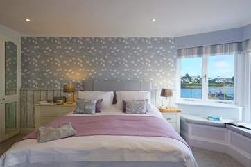 Bedroom 1 has an en suite bathroom, and the king-size bed has replaced by a super-king bed.