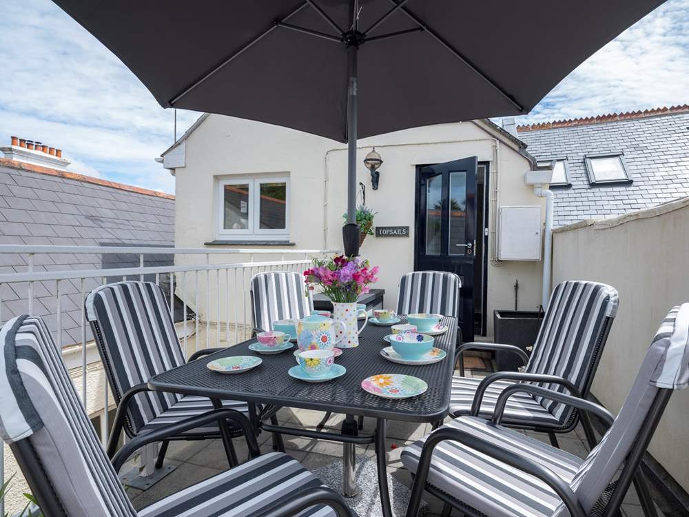 There is a small roof terrace at the rear of the property.