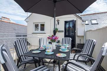 There is a small roof terrace at the rear of the property.