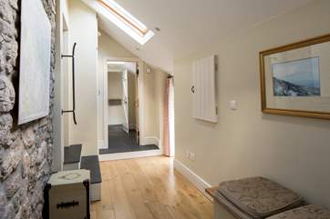 Step into the cottage to be greeted by this spacious hallway.