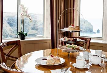 Time for afternoon tea at Mullion Cove Hotel?